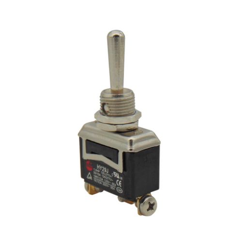 Εικόνα της Διακόπτης με Λεβιέ (Toggle) (ON)-OFF-(ON) 1P 16A/250V HY29J