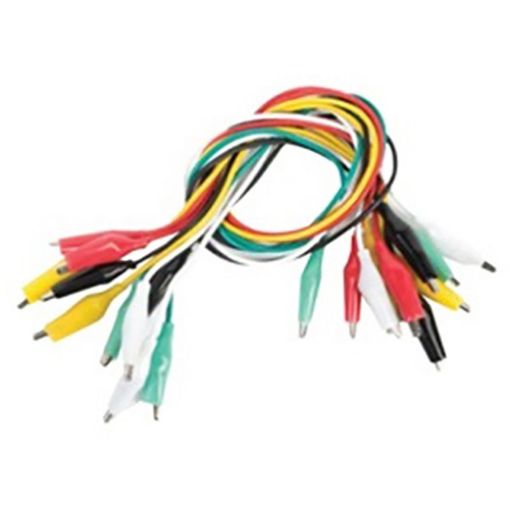 Picture of Crocodile Clip Set of 5 Cables XJ-K018B
