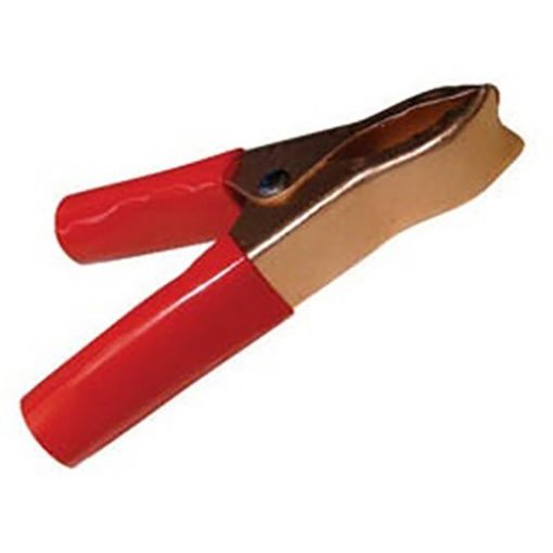 Picture of Red Copper Crocodile Clip Battery 20A 75mm CP-8925
