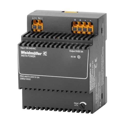 Picture of PRO INSTA 30W 5V 6A Rail Power Supply 2580210000
