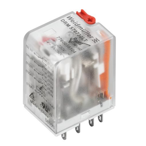 Picture of DRM570548LT Microrelay 14 Pins 48VAC 4C/O 5A 7760056102