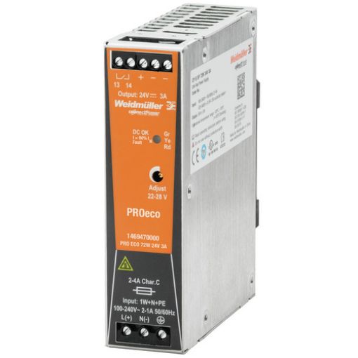 Picture of PRO ECO 70W 12V 6A Rail Power Supply 1469570000
