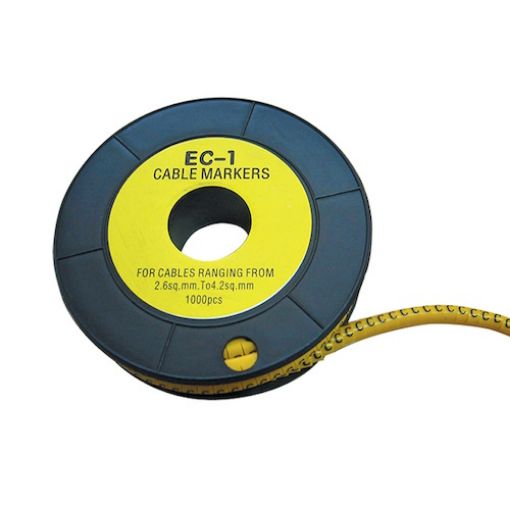 Εικόνα της Σημάνσεις Καλωδίων 2.5-4mm² EC-1 "2" (Ρολό 1000τμχ)