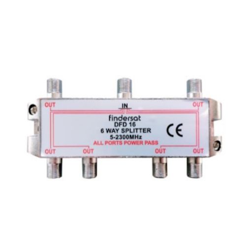 Picture of DFD16 1 Input 6 Output Splitter