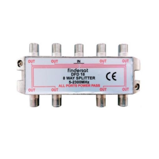 Picture of DFD18 1 Input 8 Output Splitter