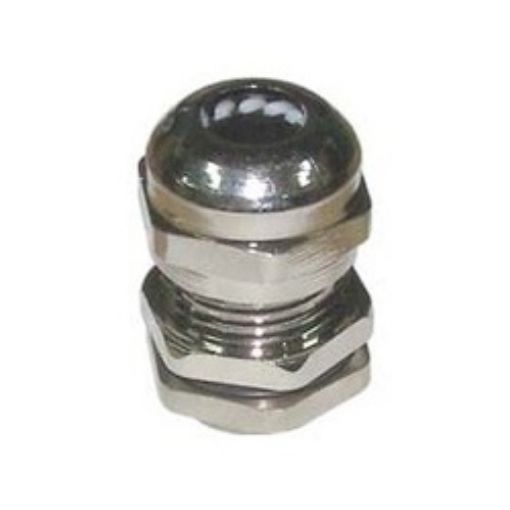 Picture of Metal Cable Gland PG9 (4-8mm) with Flange and Nut CHS