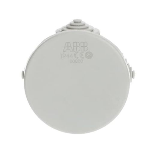 Picture of JB0800 Plastic Junction Box Φ60Χ35mm IP44 Snap-on Lid