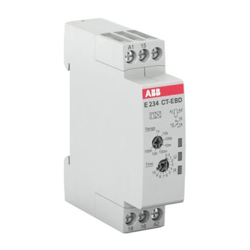 Picture of CT-EBD.12 Time Relay FLASHER ON 0.05s-100h 24-240VAC/24-48VDC 1C/O 6A