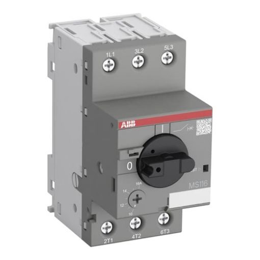 Picture of MS116-6,3 Thermomagnetic Switch 4-6,3A 2.2kW