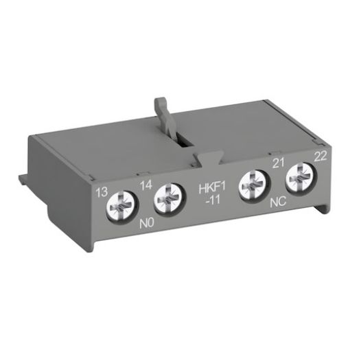 Picture of HKF1-11 Auxiliary Contact Block Front 1NC+1NO for MS116-MS132