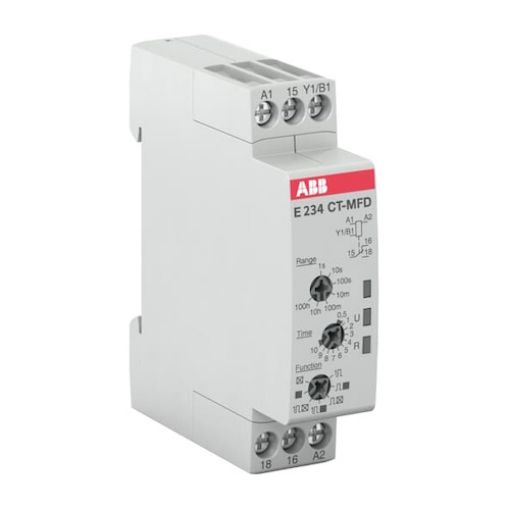 Picture of CT-MFD.12 Time Relay 7 Functions 0.05s-100h 24-240VAC/24-48VDC 1C/O 6A