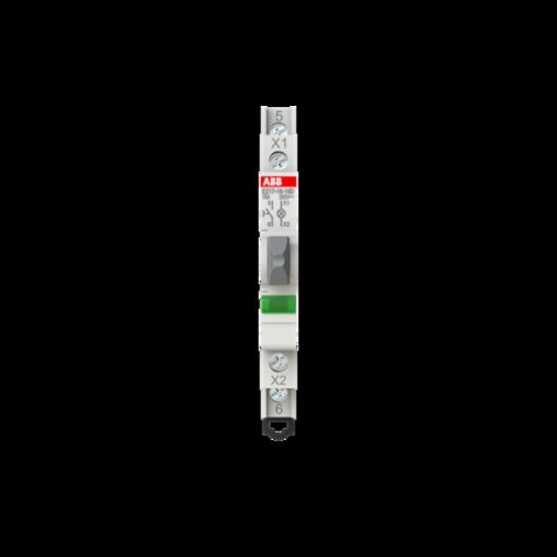 Picture of E217-16-10D Rail Push Button with LED Green 1NO