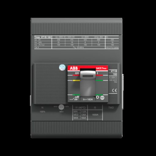 Picture of XT1B160R160 Circuit Breaker 4P 112-160A 18kA, InN=50%