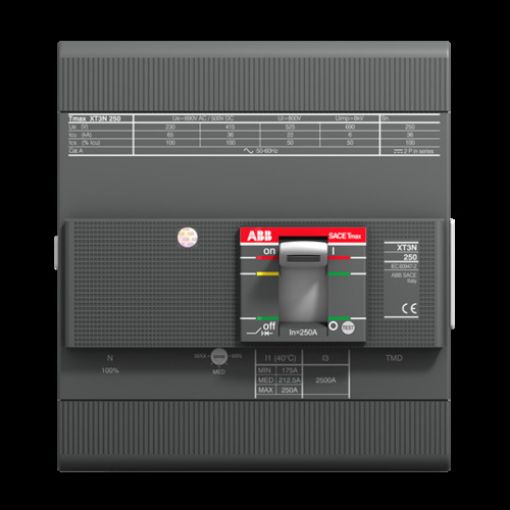 Picture of XT3N250R200 Circuit Breaker 4P 140-200A 36kA