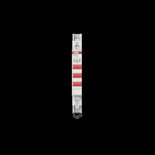 Picture of E219-3C Indicator Light Triple Red 415/230VAC 1/2 Element