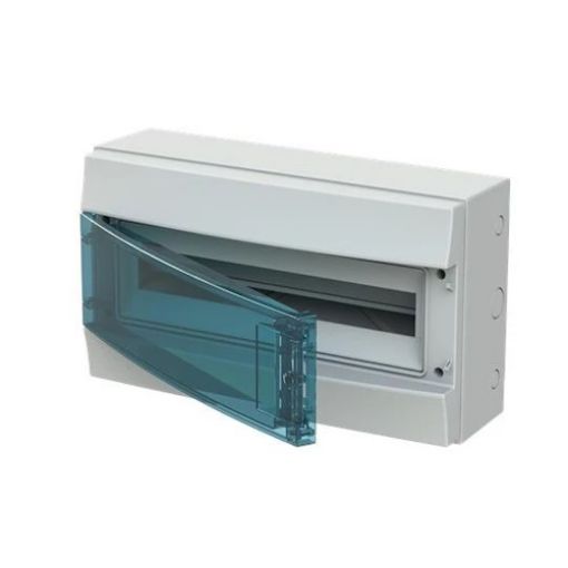 Picture of CU1203 Wall-mounted Waterproof Panel 1x18+1 IP65 430x250x155mm Transparent Door