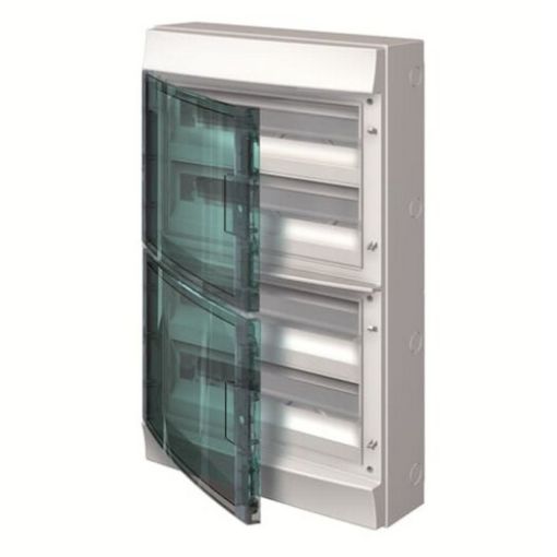 Picture of CU1209 Waterproof Wall Panel 4x18 IP65 430x735x155mm Transparent Door