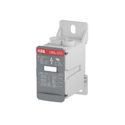 Picture of DBL125 Distribution Block 1P 125A 1x35mm²/1x16mm²/6x16mm²