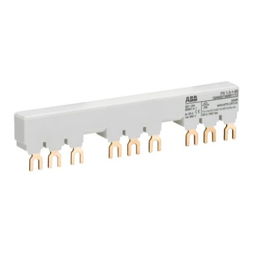 Picture of PS1-3-1-65 Jumper Bar for 3 MS116-132 with Auxiliary Contact