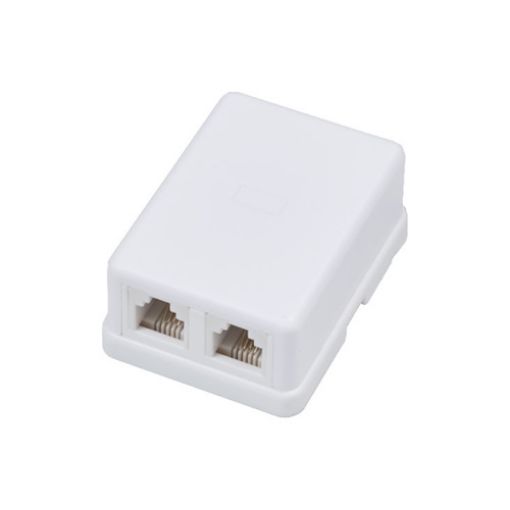 Picture of Telephone Socket Double RJ11 (2x6P4C)