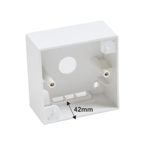 Picture of UTP/FTP Wall Mount Socket Box (Depth 42mm)