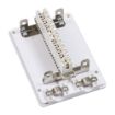 Picture of Mini Plastic Wall Mounted Distributor 10 Pairs with 1 Separating Border Strip