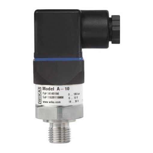 Picture of Pressure Transmitter 0-10bar / 0-10V, 1/4" Male, A-10 WIKA