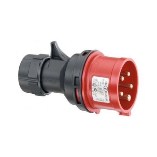 Picture of S51S30P Male Plug 5P 16A 400V 6h IP44 with Phase Reversal