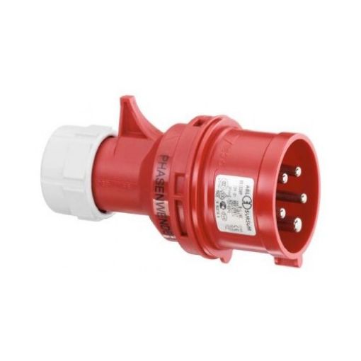 Picture of S52S30P Male Plug 5P 32A 400V 6h IP44 with Phase Reversal
