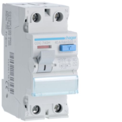 Picture of CDC740H 2P 40A 30mA AC Type Leakage Relay