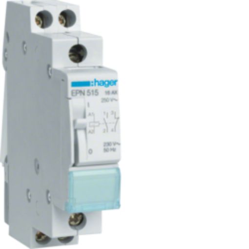 Picture of EPN515 Ratchet Relay 1NO/1NC 16A 230VAC/110VDC