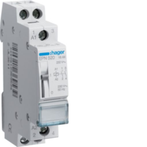 Picture of EPN520 Ratchet Relay 2NO 16A 230VAC/110VDC
