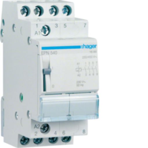Picture of EPN540 Ratchet Relay 4NO 16A 230VAC/110VDC