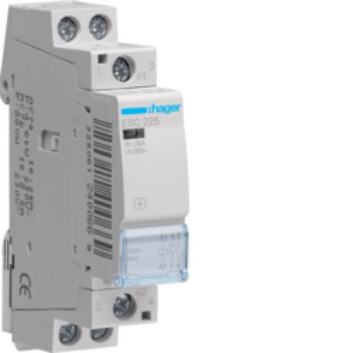 Picture of ESC225 Rail Mount Power Relay 2NO 25A 230VAC