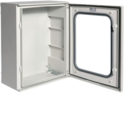 Picture of FL263B ORION+ Polyester Cabinet W400XH500XB200 with Transparent Door IP66