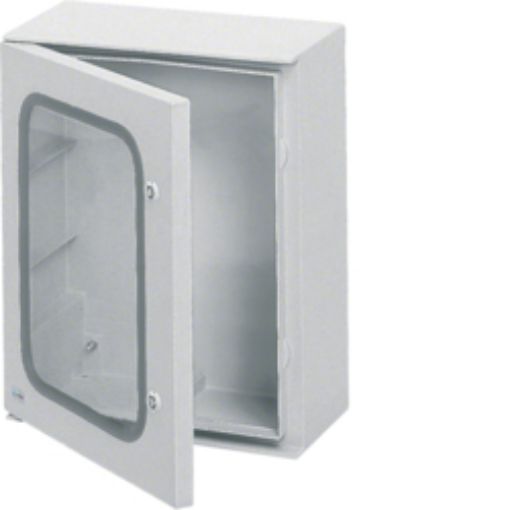 Picture of FL266B ORION+ Polyester Cabinet W400XH650XB200 with Transparent Door IP66