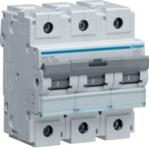 Picture of HMC390 Miniature Circuit Breaker 3P 100A C 15kA