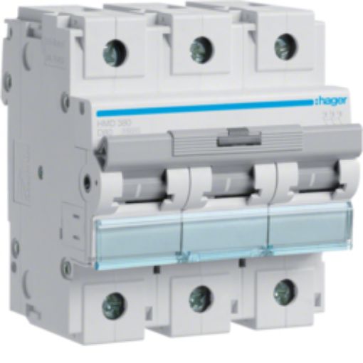 Picture of HMD380 Miniature Circuit Breaker 3P 80A D 15kA