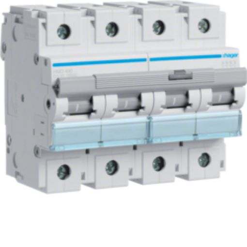 Picture of HMD490 Miniature Circuit Breaker 4P 100A D 15kA