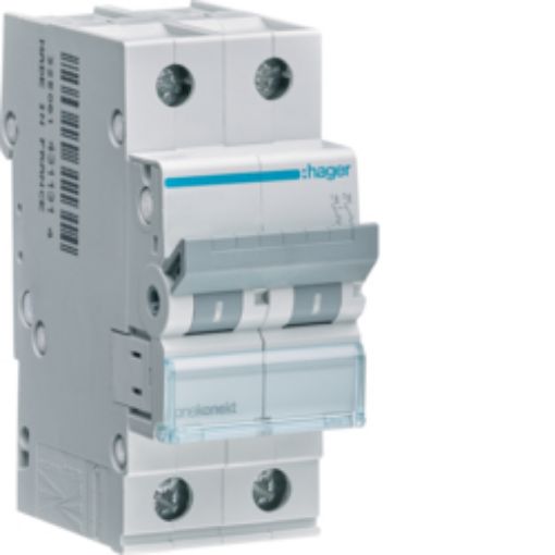 Picture of MCN225 Miniature Circuit Breaker 2P 25A C 6kA
