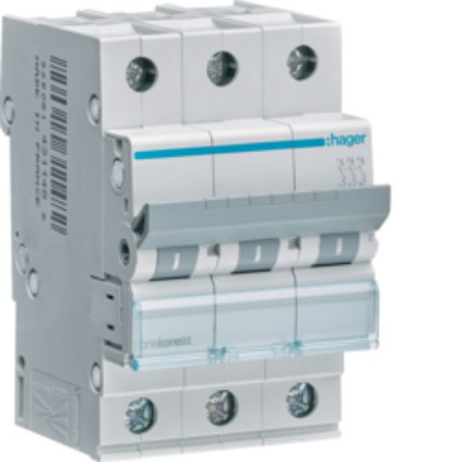 Picture of MCN340 Miniature Circuit Breaker 3P 40A C 6kA