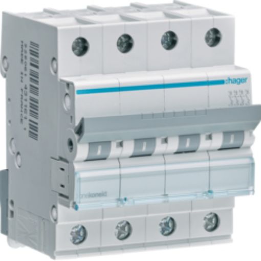 Picture of MCN416 Miniature Circuit Breaker 4P 16A C 6kA