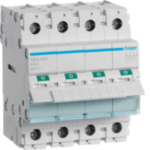 Picture of SBN480 4P 80A Circuit Breaker