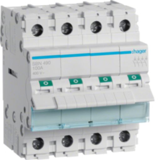 Picture of SBN490 4P 100A Circuit Breaker