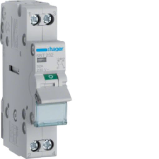 Picture of SBT232 2P 32A Circuit Breaker with LED Indicator