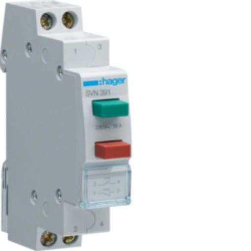 Picture of SVN391 Double Rail Push Button 1NO+1NC