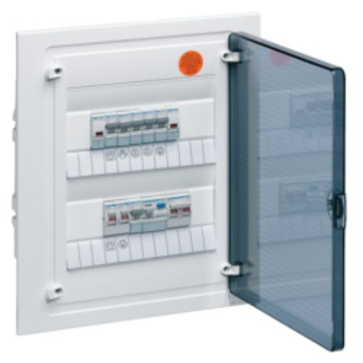 Picture of VF212TAE GOLF Panel Recessed 2x12 Mounted 318x382x72mm IP40 Transparent Door
