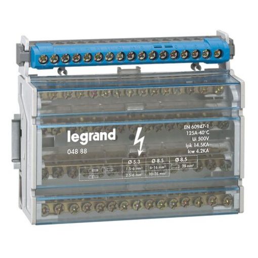Picture of Neutral Bar 1x25+16x16mm² 141mm 004845