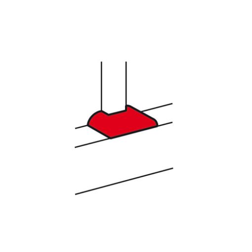 Picture of Flat Channel Branch 80mm Width with Channel Depth 65mm 010733