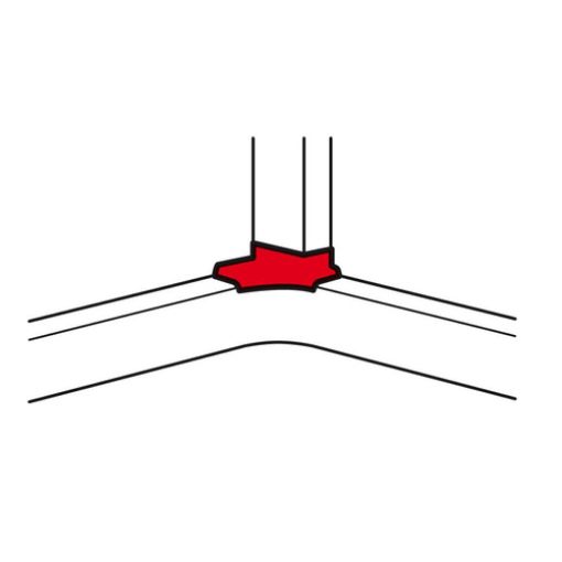 Picture of Corner Branch for DLP Channel Depth 35/50mm 010763